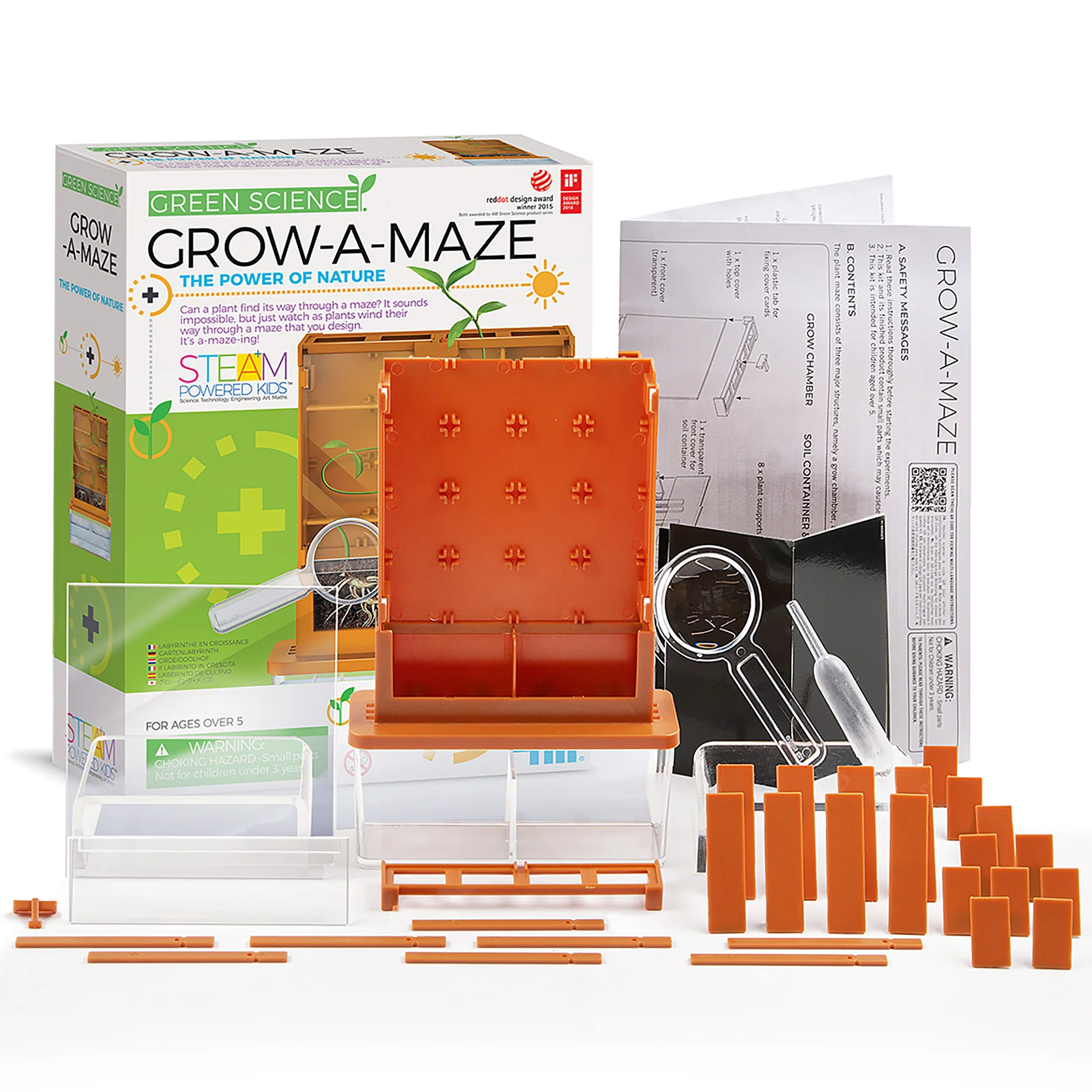 Green Science Grow-A-Maze Plant Biology Experiment Kit - Image 3