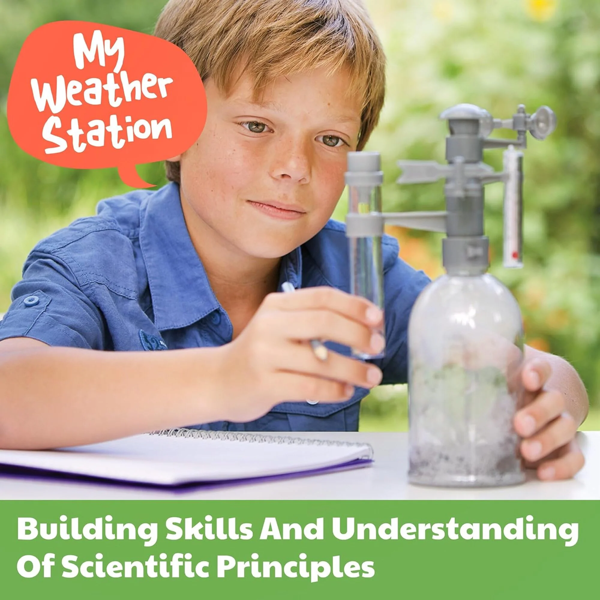 Green Science Weather Station Kit With Terrarium Experiment - Image 5