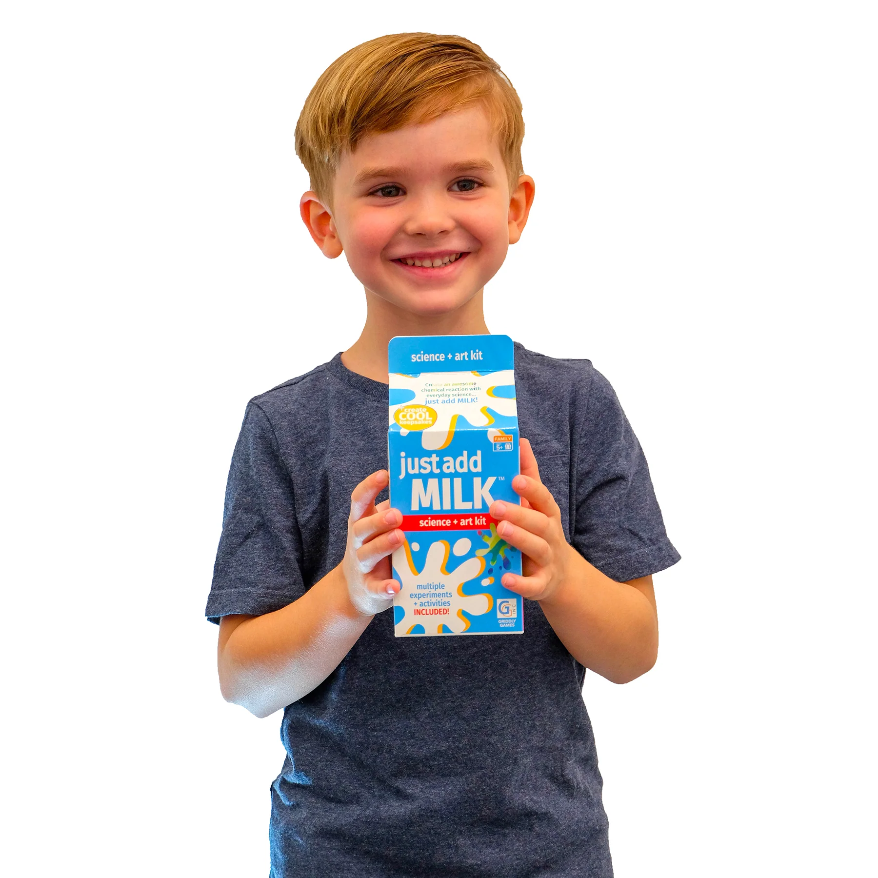 Griddly Kids Just Add Milk Science and Art Exploration Kit - Image 2