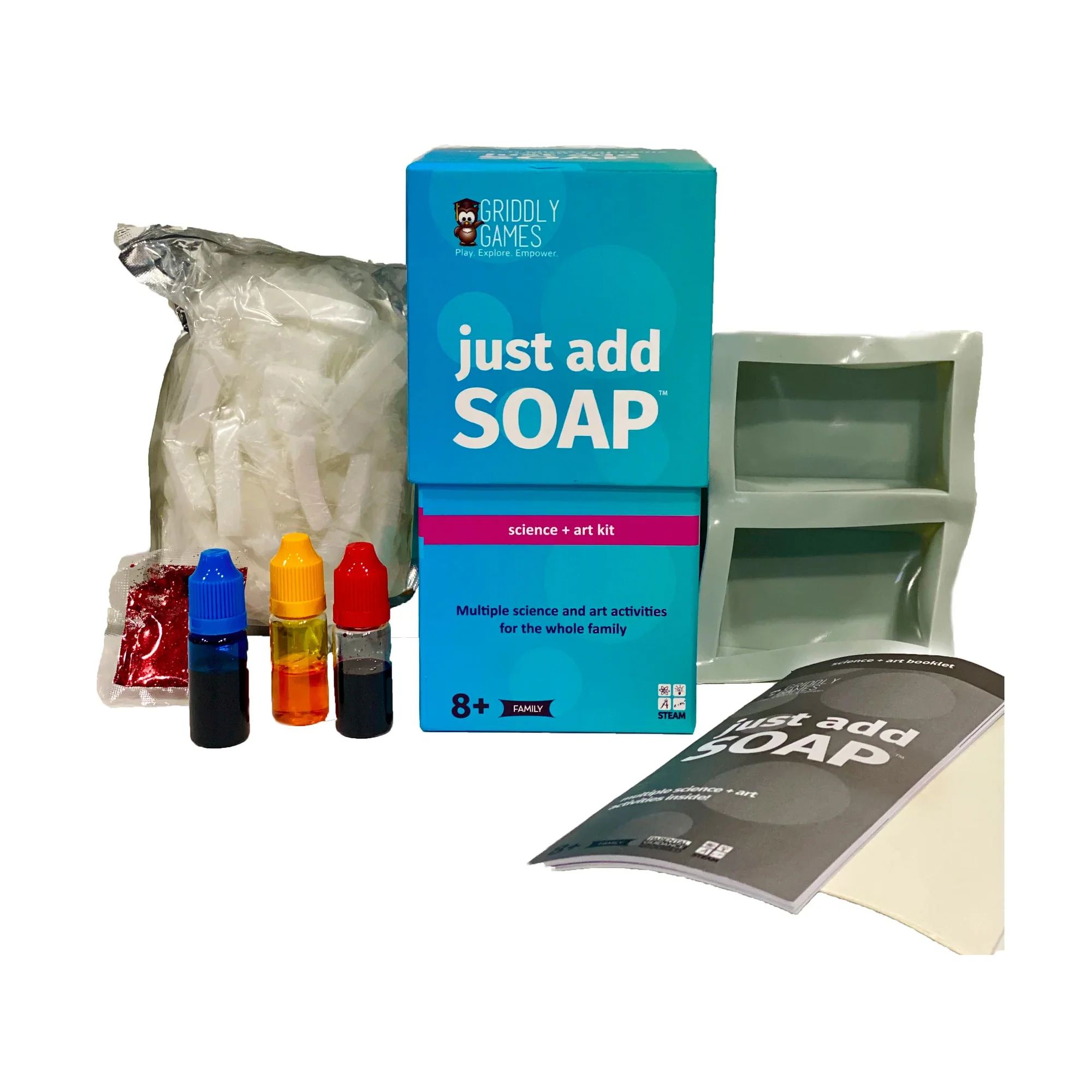 Griddly Kids Just Add Soap Science and Art Exploration Kit - Image 2
