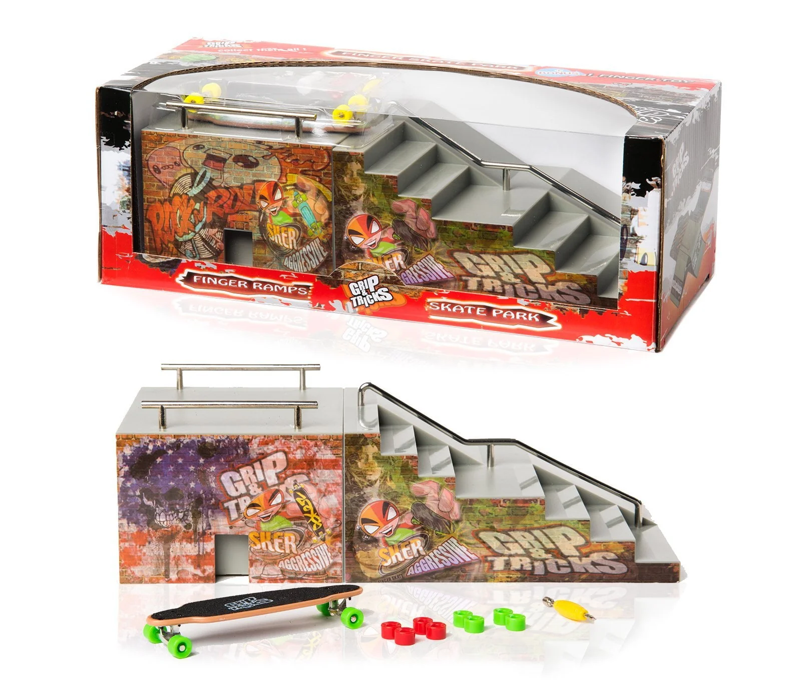 Grip and Tricks Ultimate Finger Skate Ramp Set