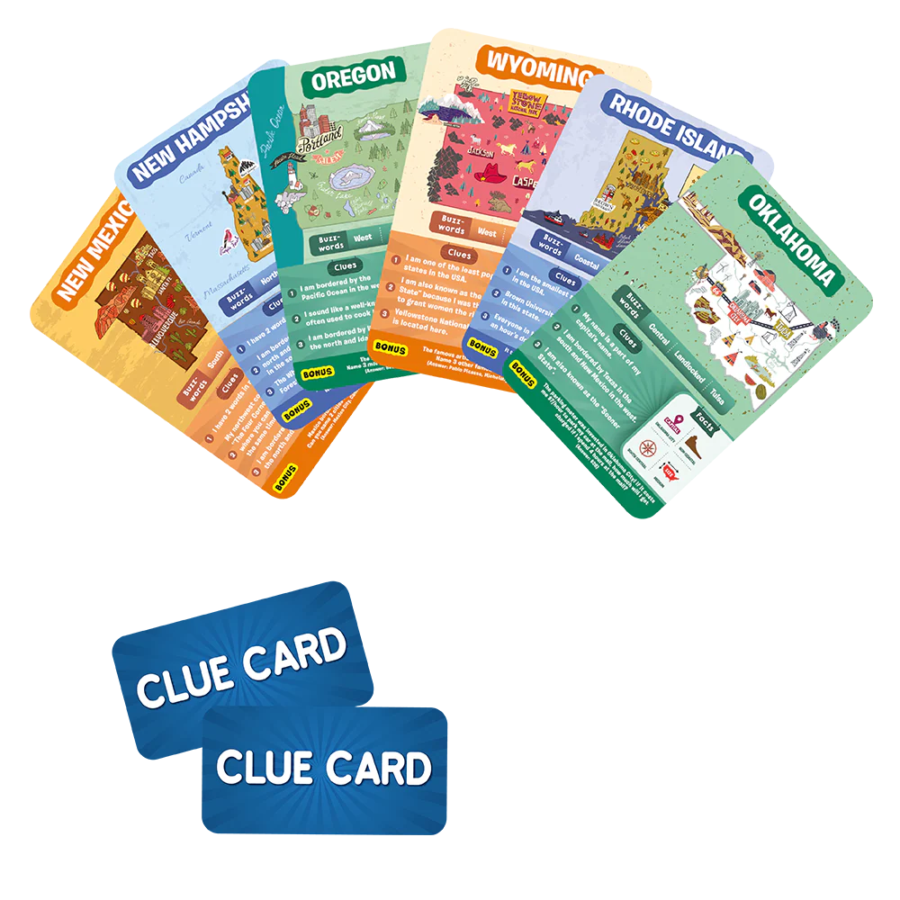 Guess in 10 The 50 States Educational Board Game - Image 2