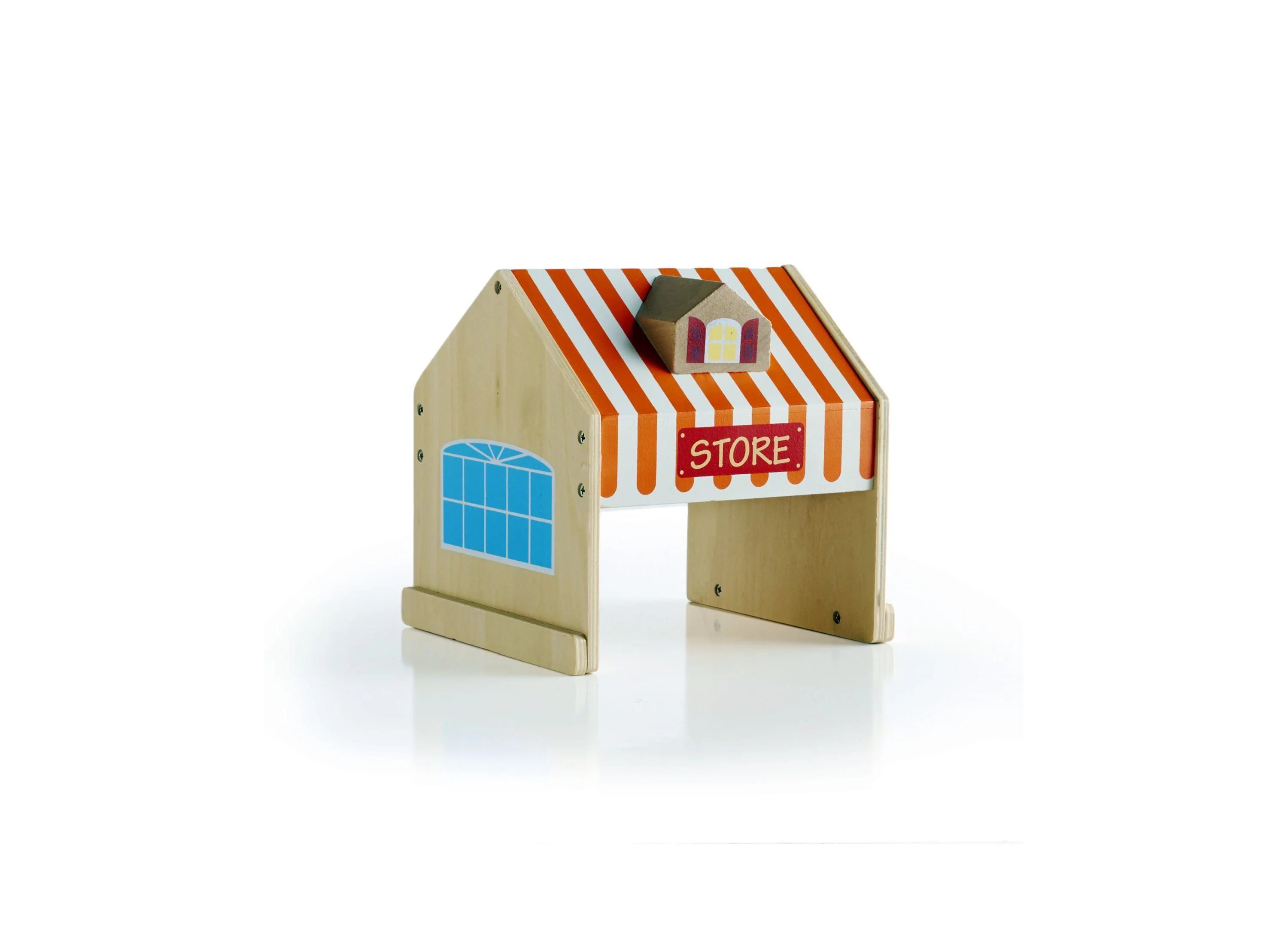 Guidecraft Community Buildings 6-Piece Playset - Plywood - Image 11