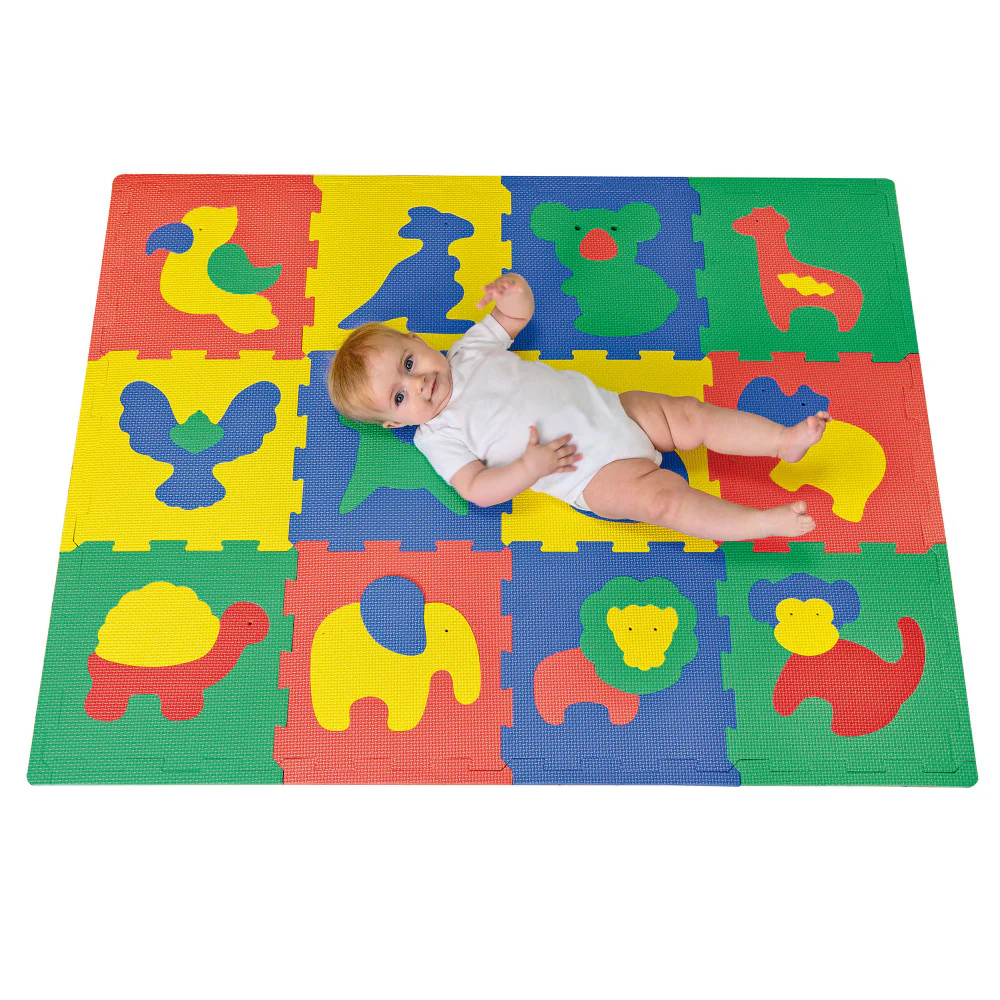 Hakuna Matte: Safari Adventure Baby Play Mat - 12 Piece Set - Image 6