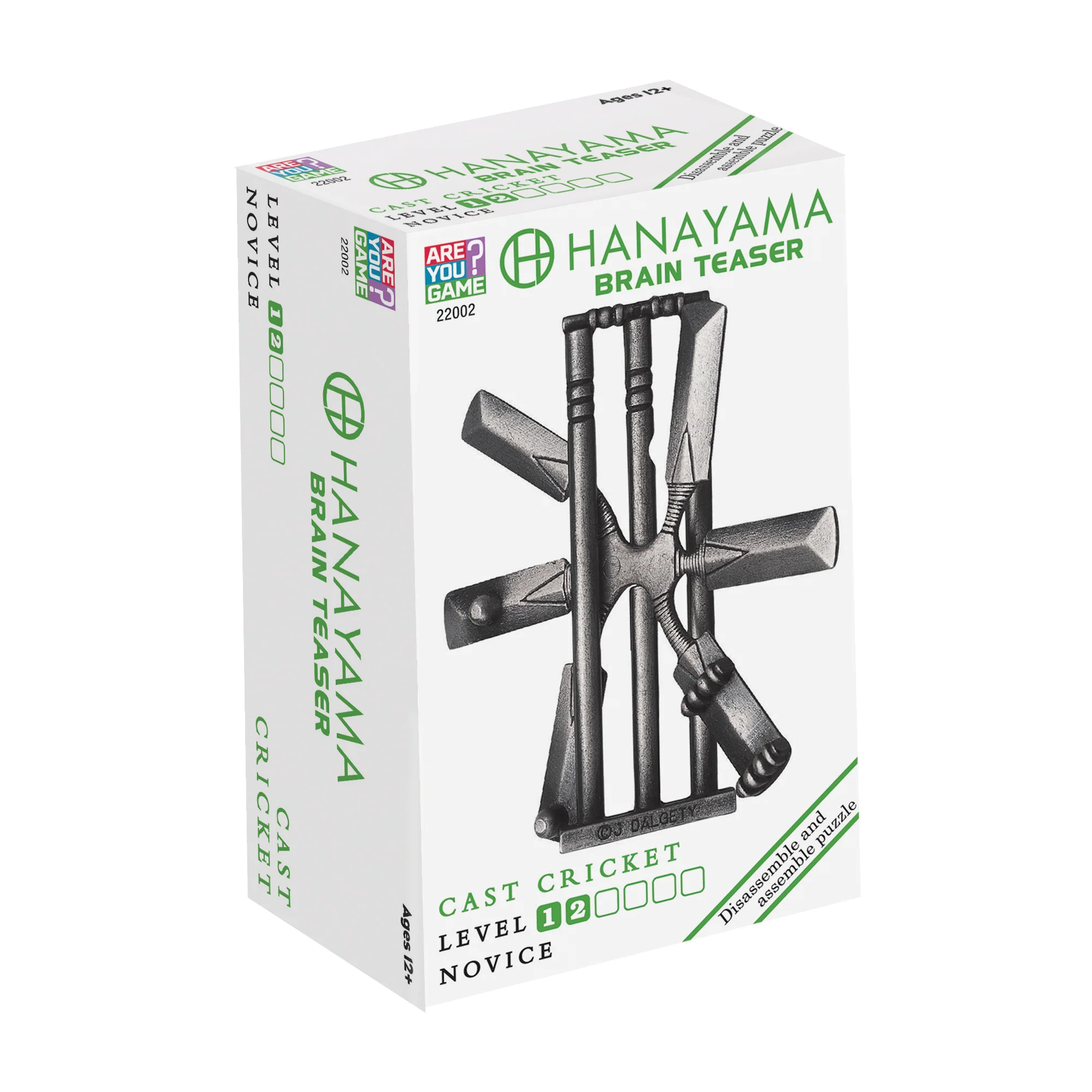 Hanayama Level 2 Cast Puzzle - Cricket Challenge - Image 2
