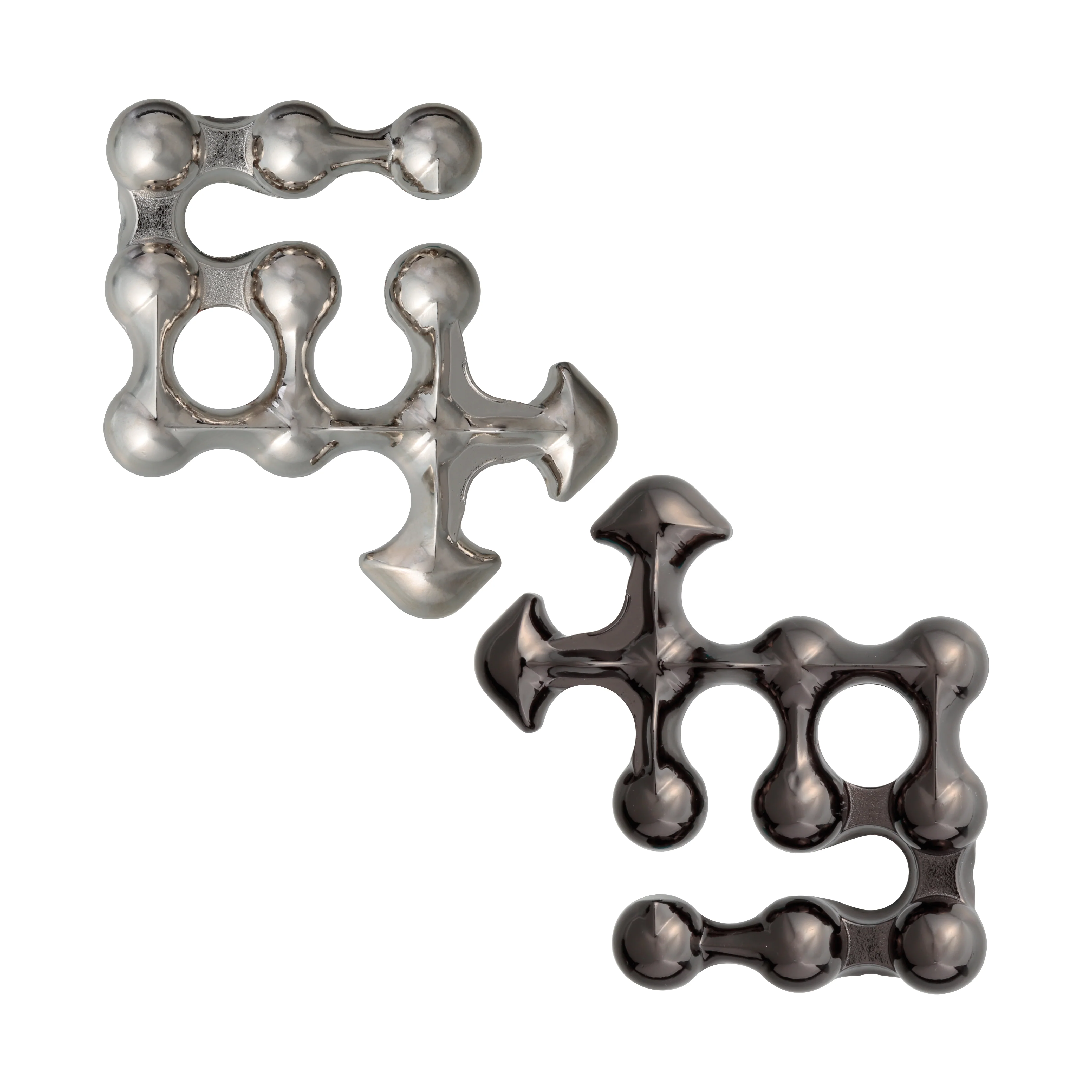 Hanayama Level 2 Cast Puzzle - Dot, by Akio Yamamoto - Image 2