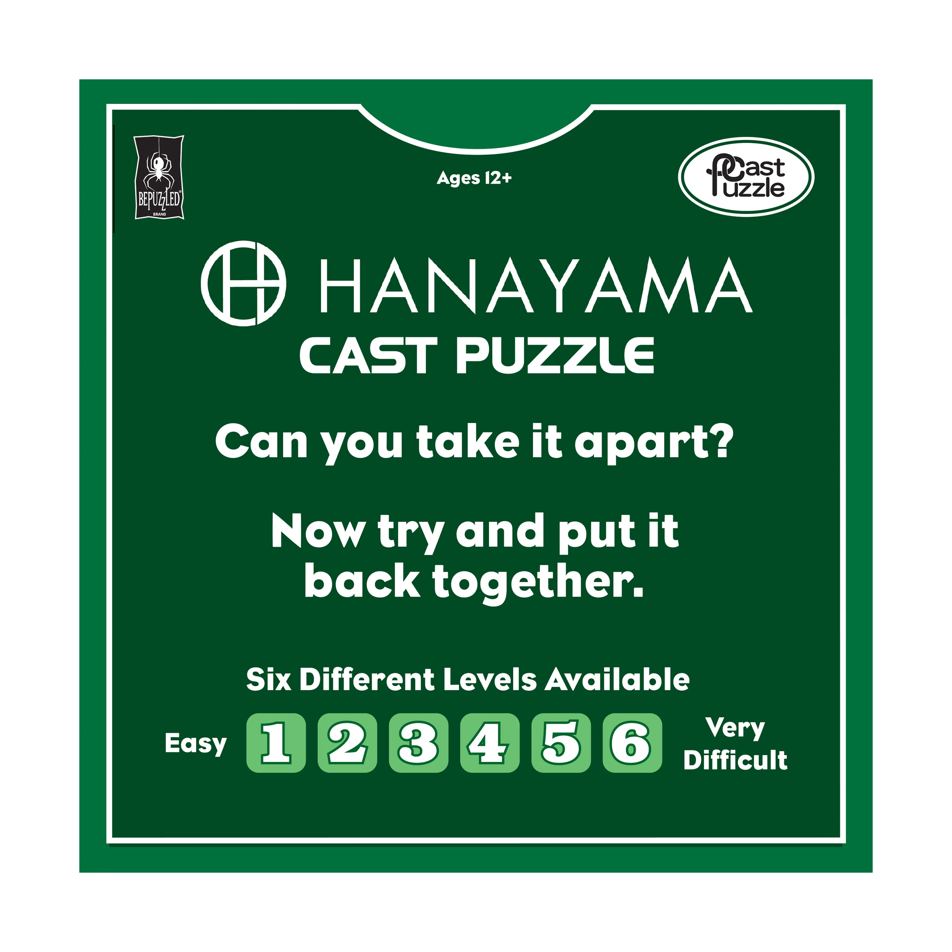 Hanayama Level 3 Cast Puzzle - Cross: Challenging Metallic Brain Teaser - Image 3