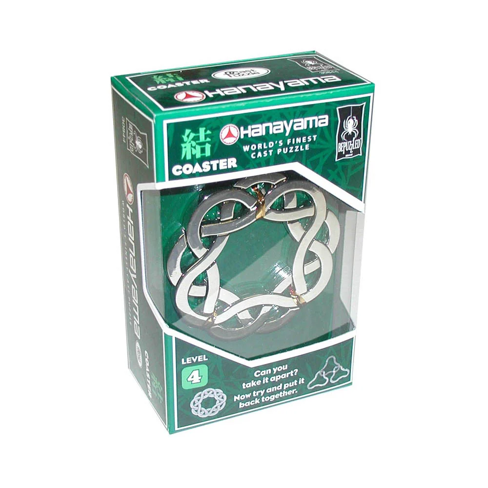 Hanayana Level 4 Cast Puzzle - Coaster: Twist & Untangle! - Image 3
