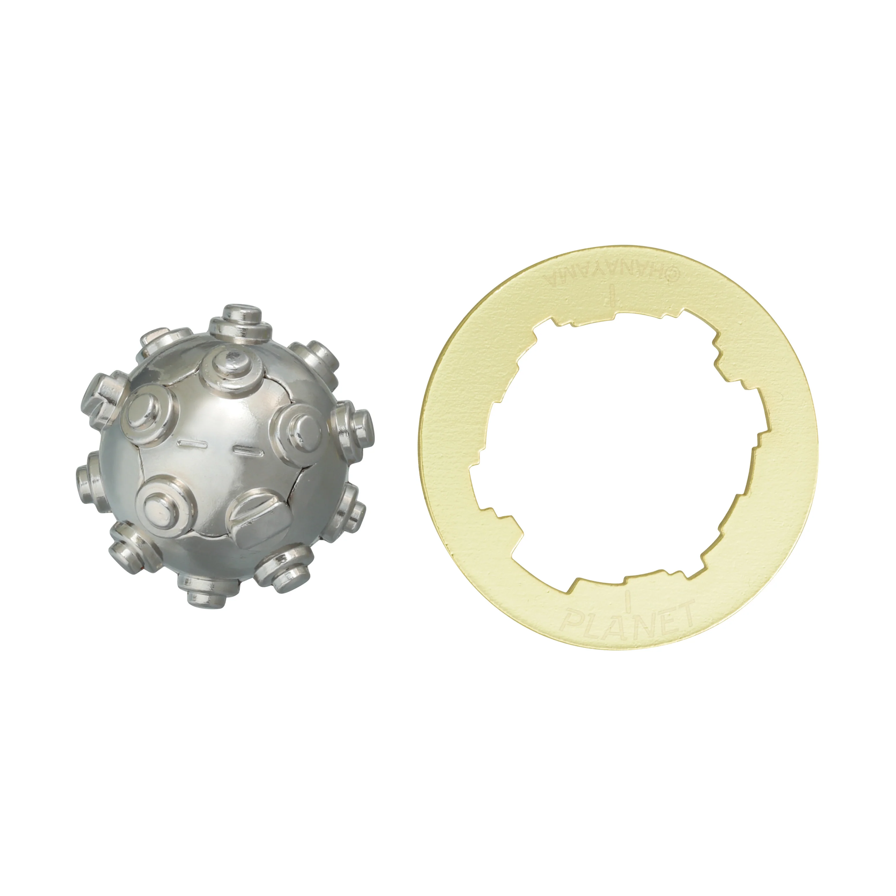 Hanayama Level 4 Cast Puzzle - Planet: Stellar Brain Teaser - Image 2