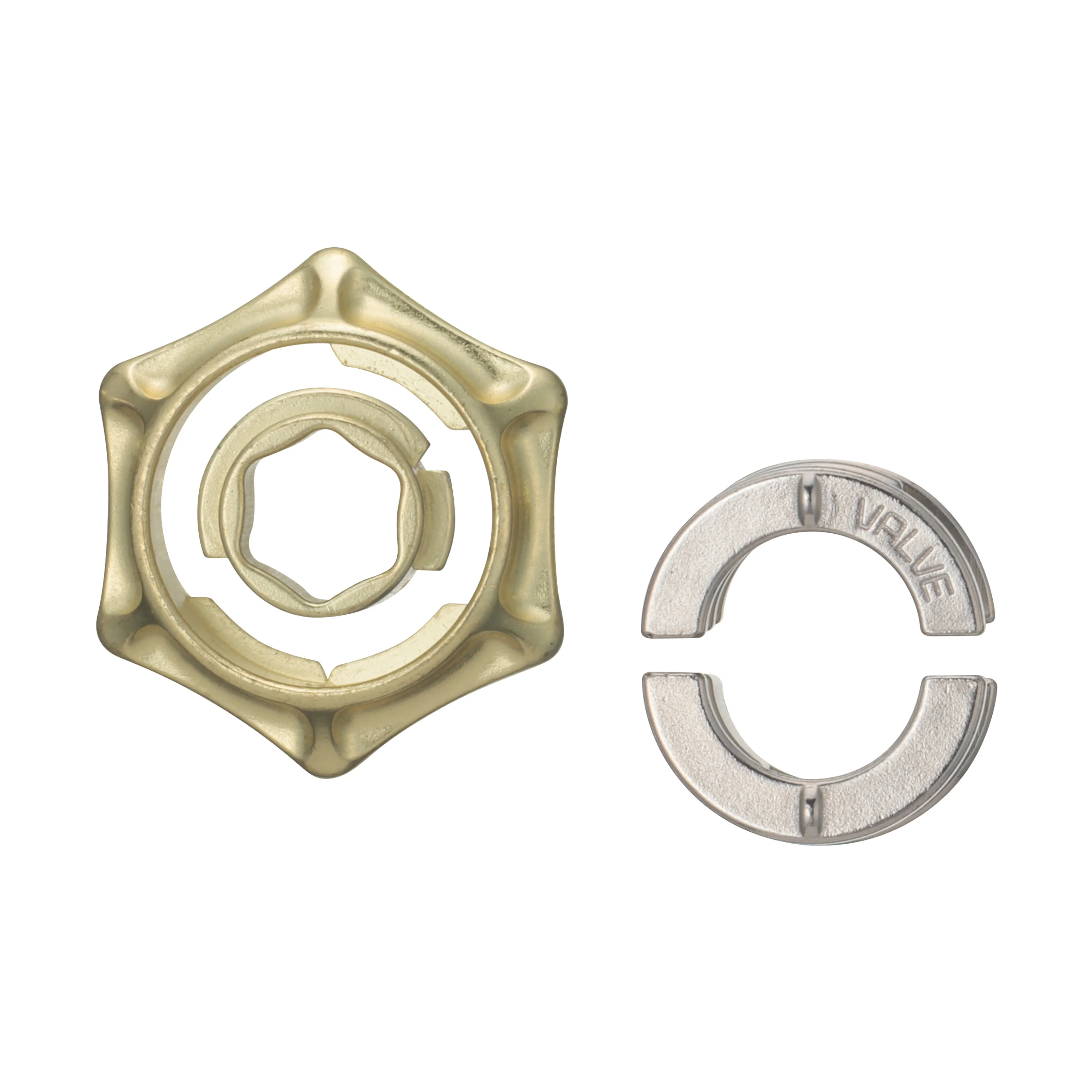 Hanayama Level 4 Cast Puzzle - Twist and Solve Valve Challenge - Image 2