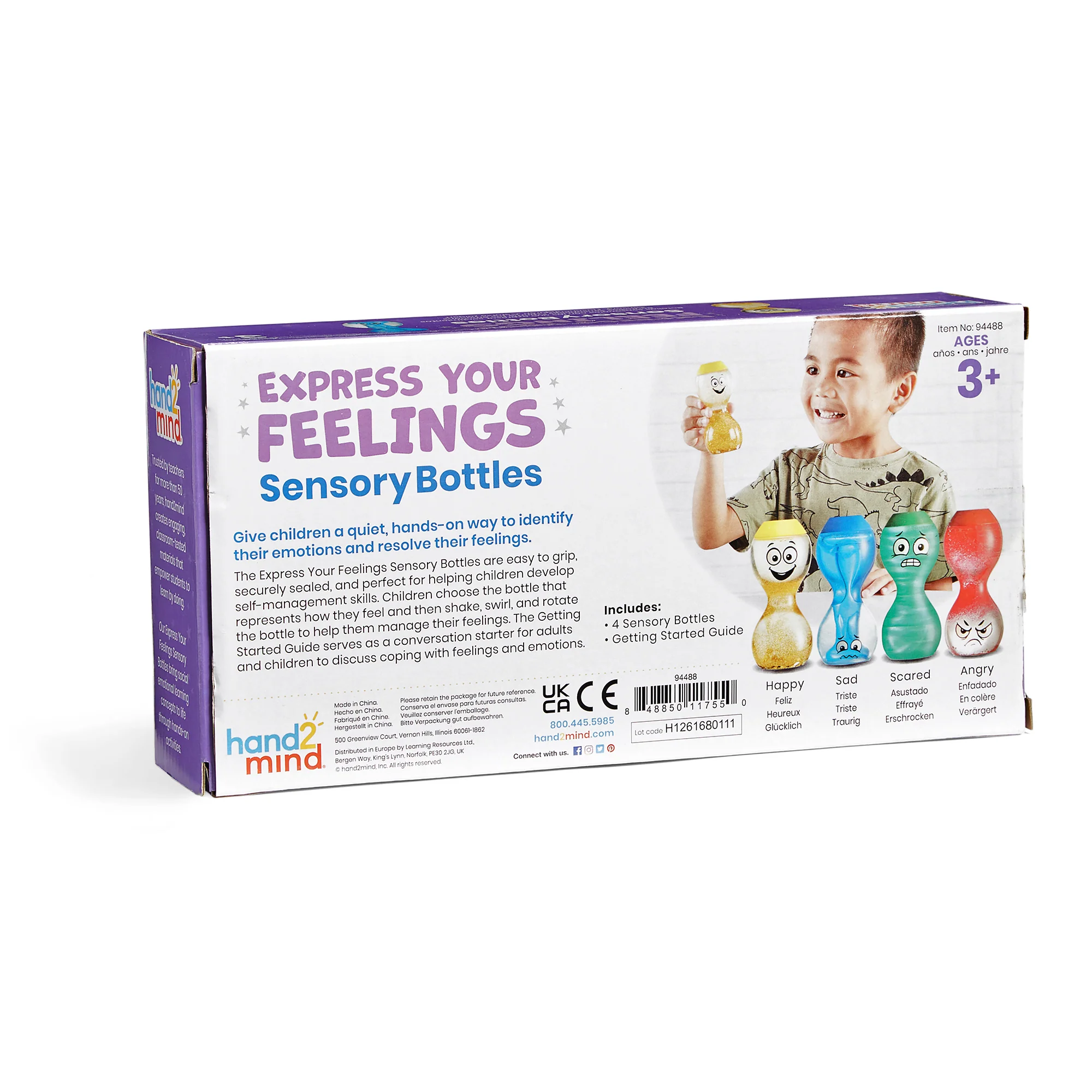 Hand2Mind Explore Emotions Sensory Bottles - Image 5
