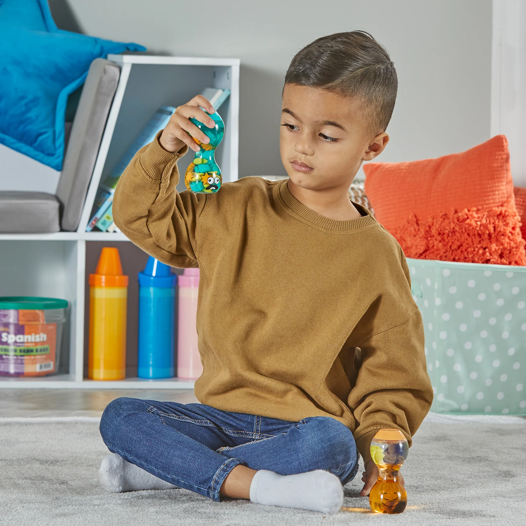 Hand2Mind Express Your Emotions Sensory Bottles Set: Overwhelmed & Calm - Image 6