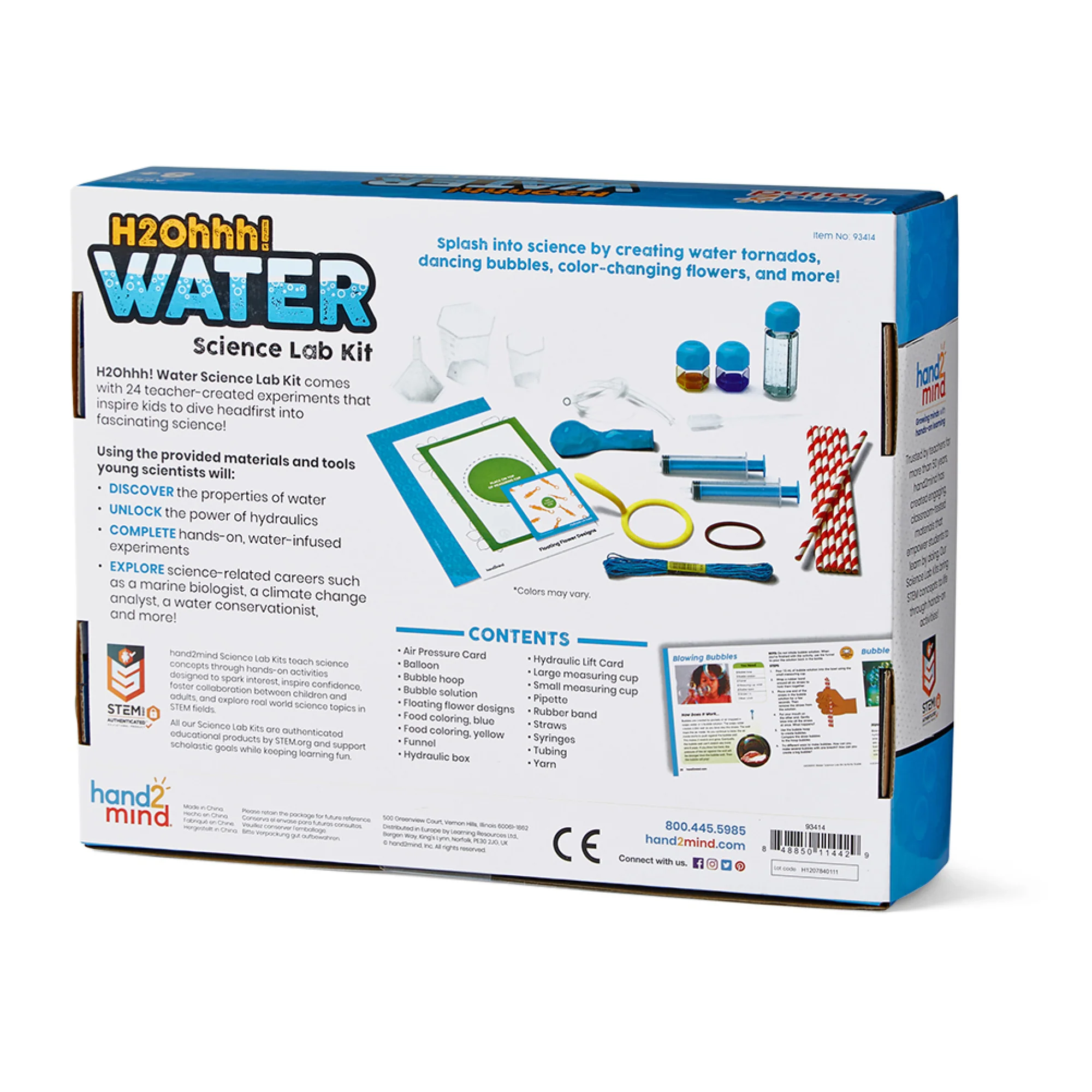 Hand2Mind H2Ohhh! Water Science Exploration Kit for Kids - Image 4