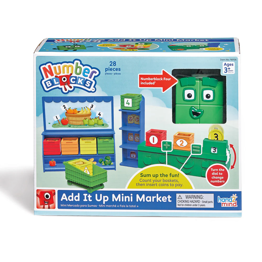Hand2Mind Numberblocks Add It Up Mini Market - Interactive Learning Set - Image 3