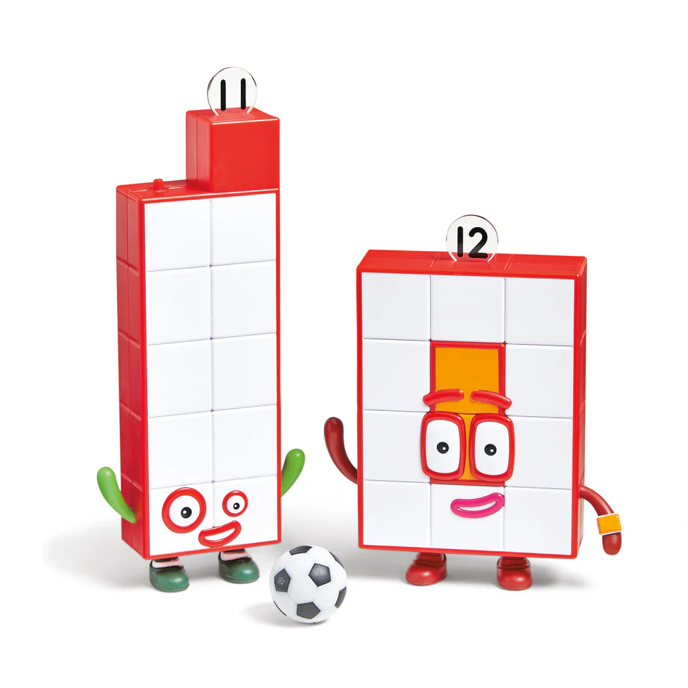 Hand2Mind Numberblocks Friends Eleven and Twelve - Math Learning Figures - Image 3