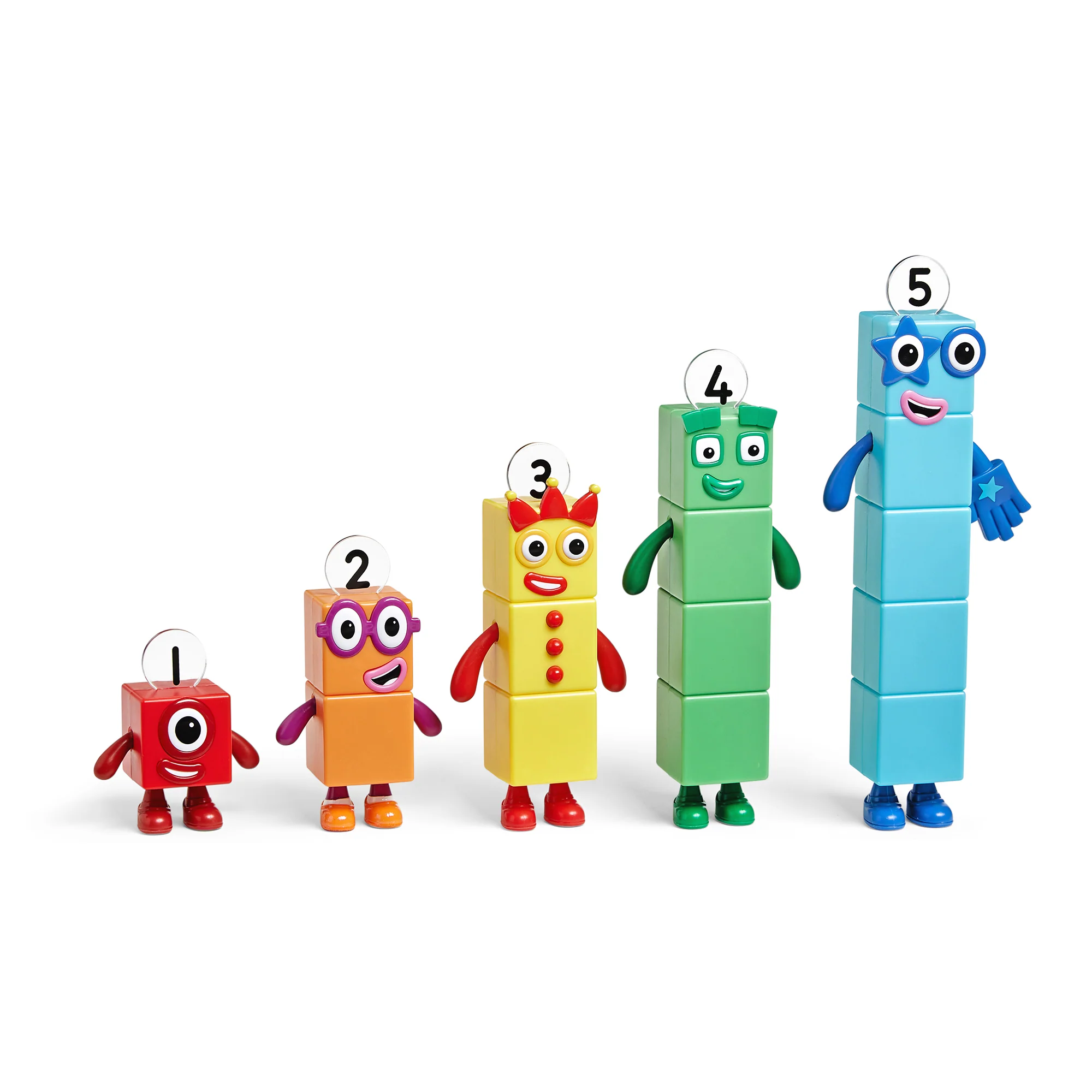 Hand2Mind Numberblocks Friends One to Five - Colorful Math Learning Set - Image 2
