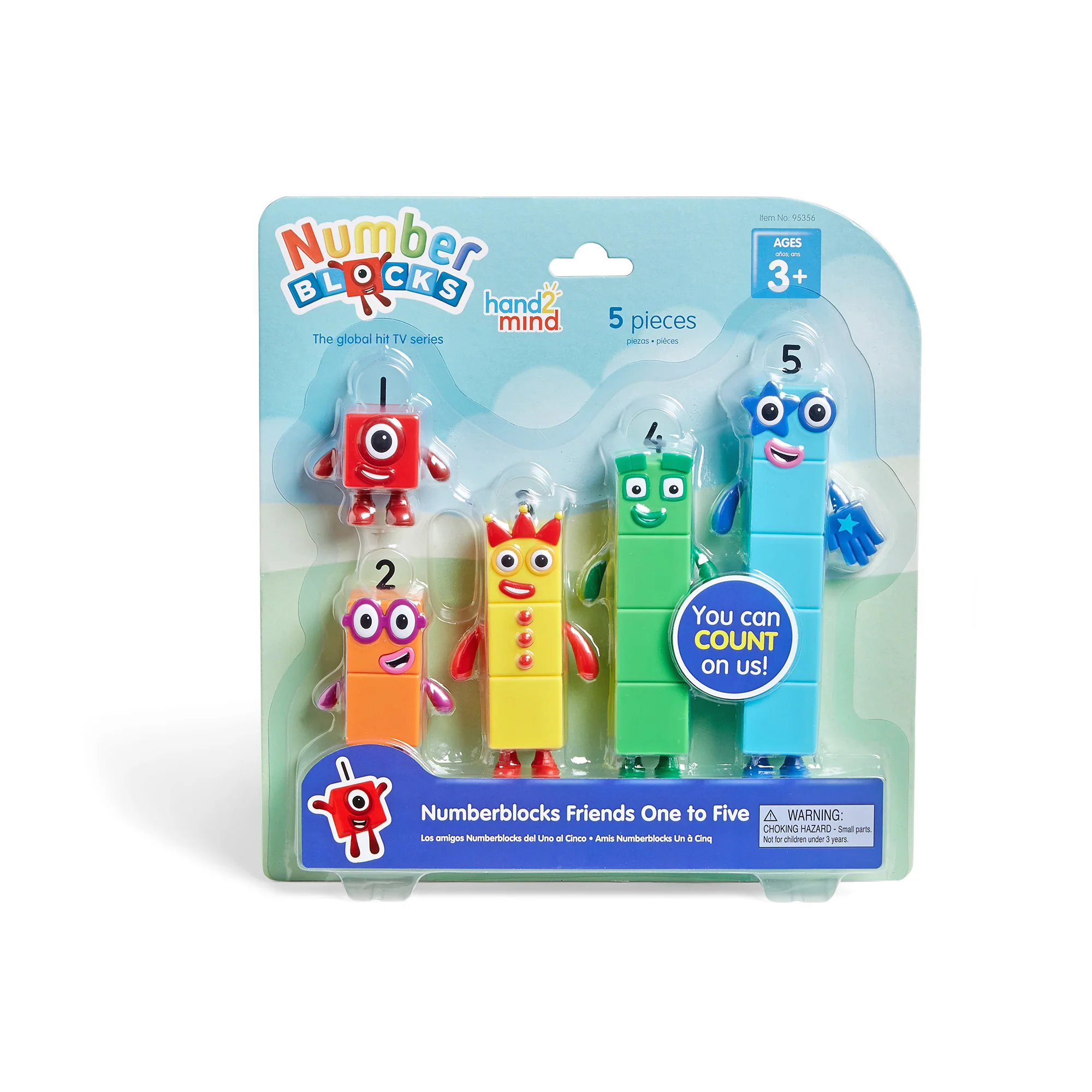 Hand2Mind Numberblocks Friends One to Five - Colorful Math Learning Set - Image 3