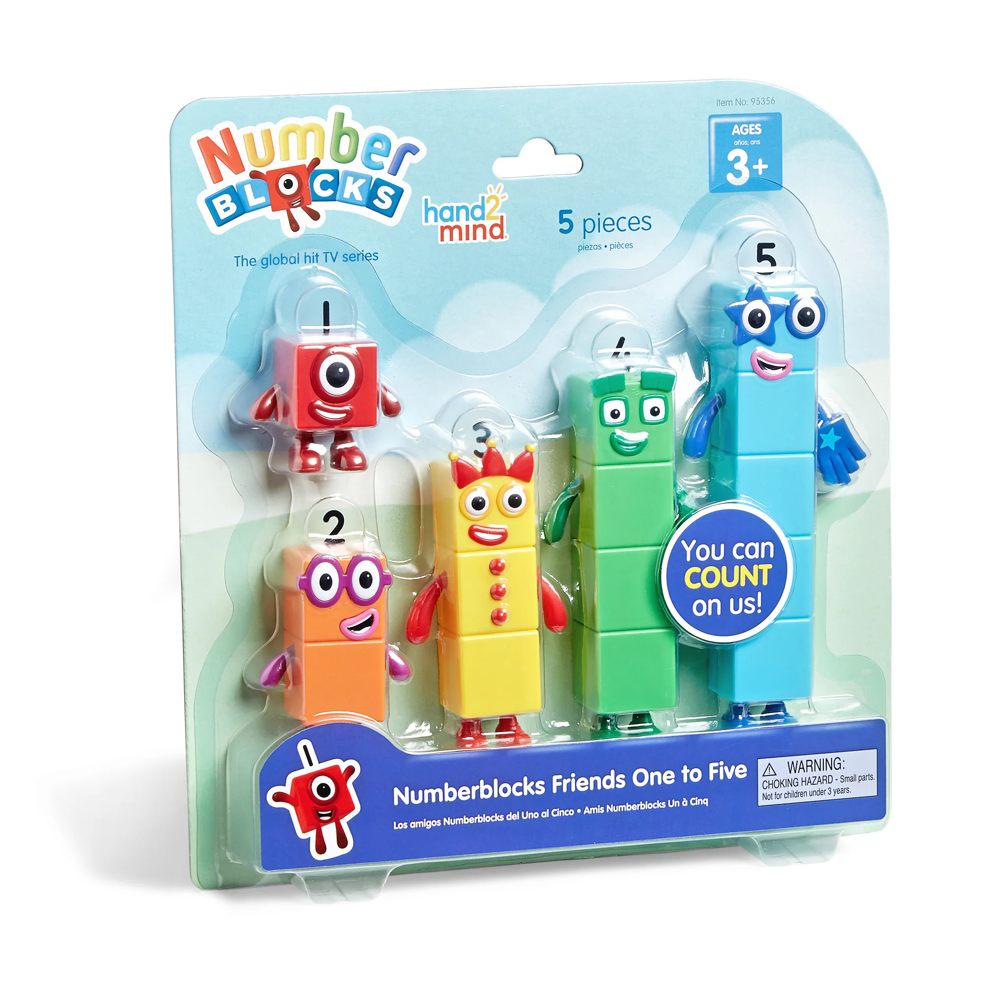Hand2Mind Numberblocks Friends One to Five - Colorful Math Learning Set - Image 4