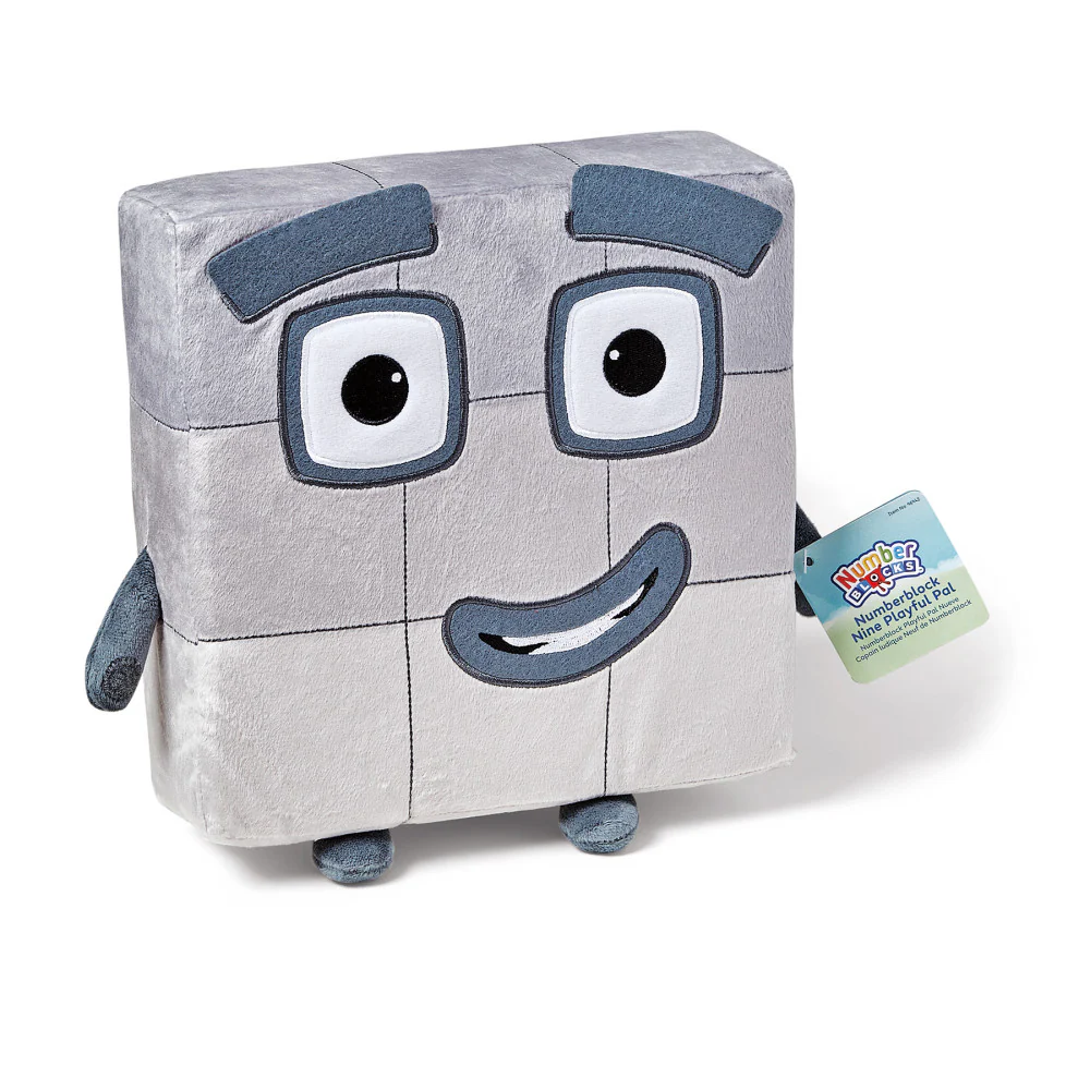Hand2Mind Numberblocks Nine Playful Pal Plush - Educational Toy - Image 2