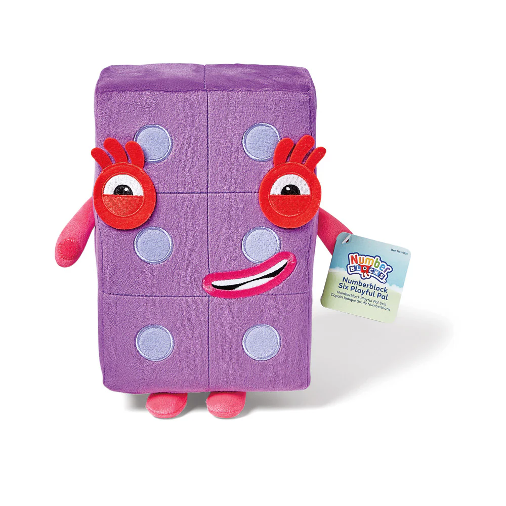 Hand2Mind Numberblocks Six Playful Pal Plush - Interactive Math Buddy - Image 3