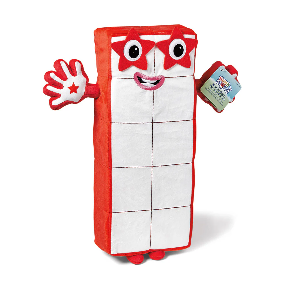 Hand2Mind Numberblocks Ten Playful Pal Plush Figure - Educational Toy - Image 2