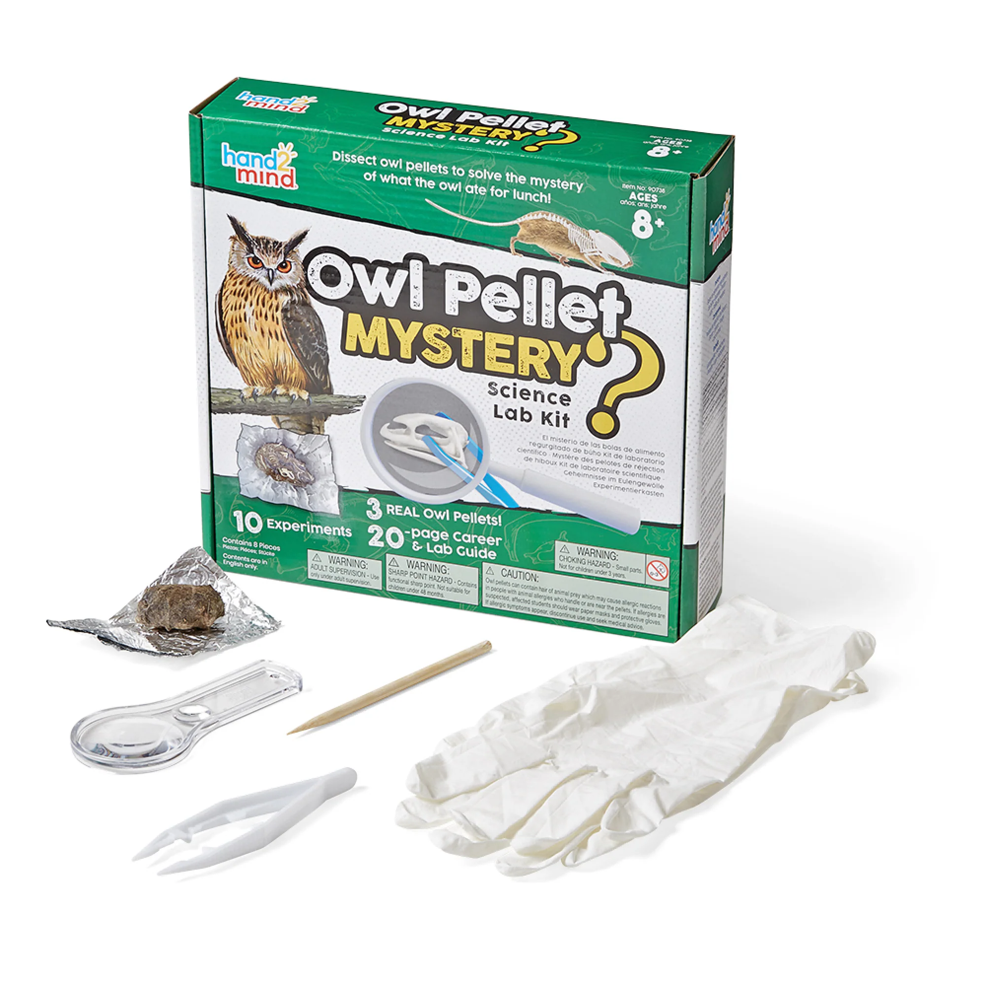 Hand2Mind Owl Pellet Mystery Science Lab Kit