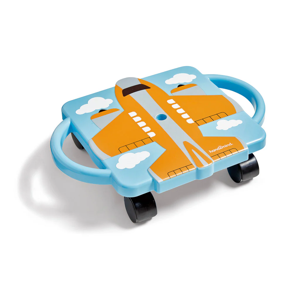 Hand2Mind - Plane Glider Scooter Board - Youth Series, Orange - Image 3