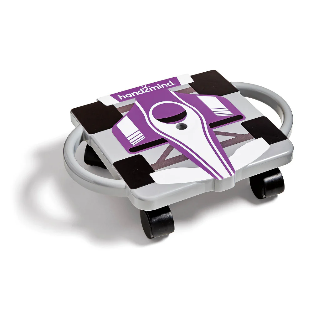 Hand2Mind Speedway Racer Scooter Board, Vibrant Purple - Image 5