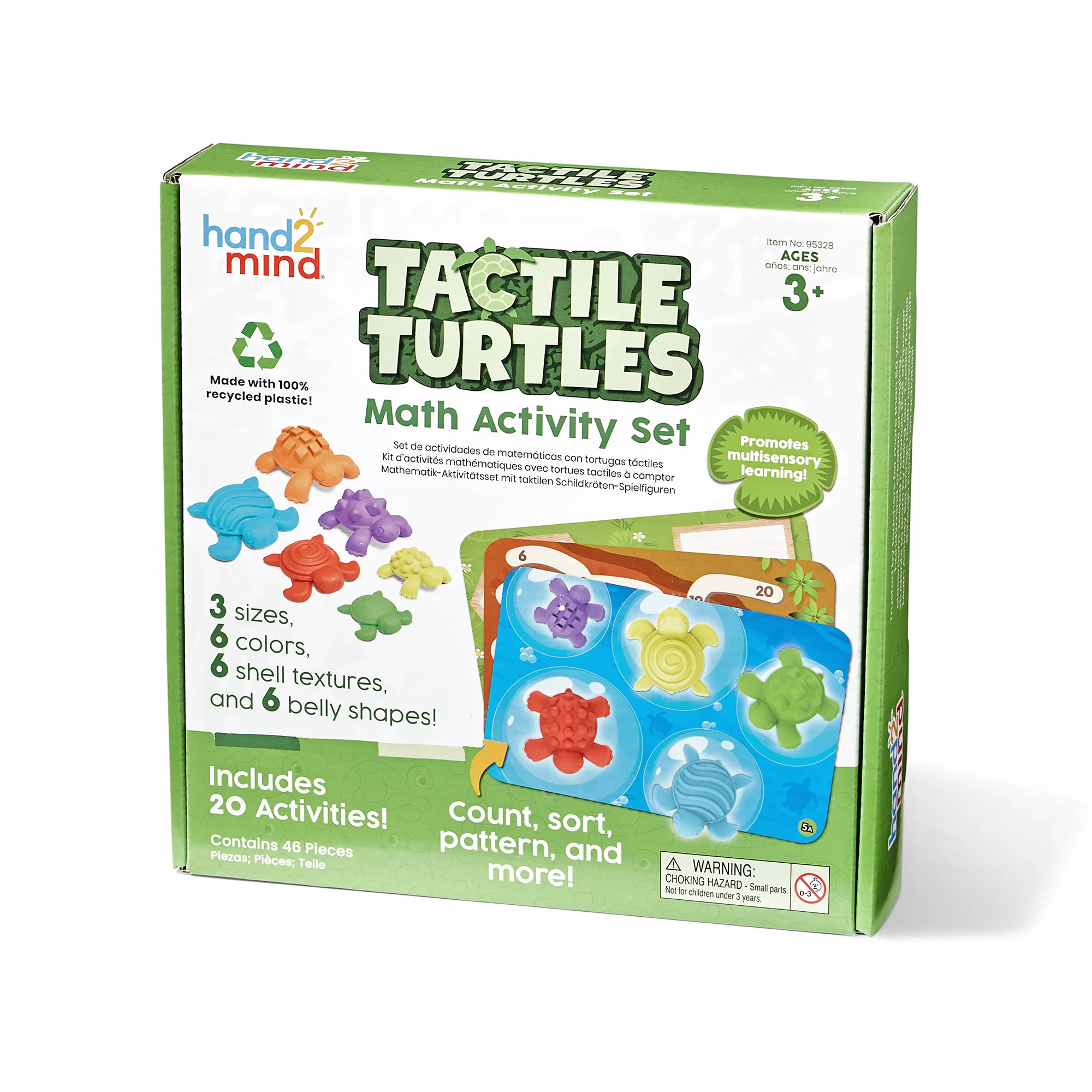 Hand2Mind Tactile Turtles - Educational Math Learning Toy Set - Image 2