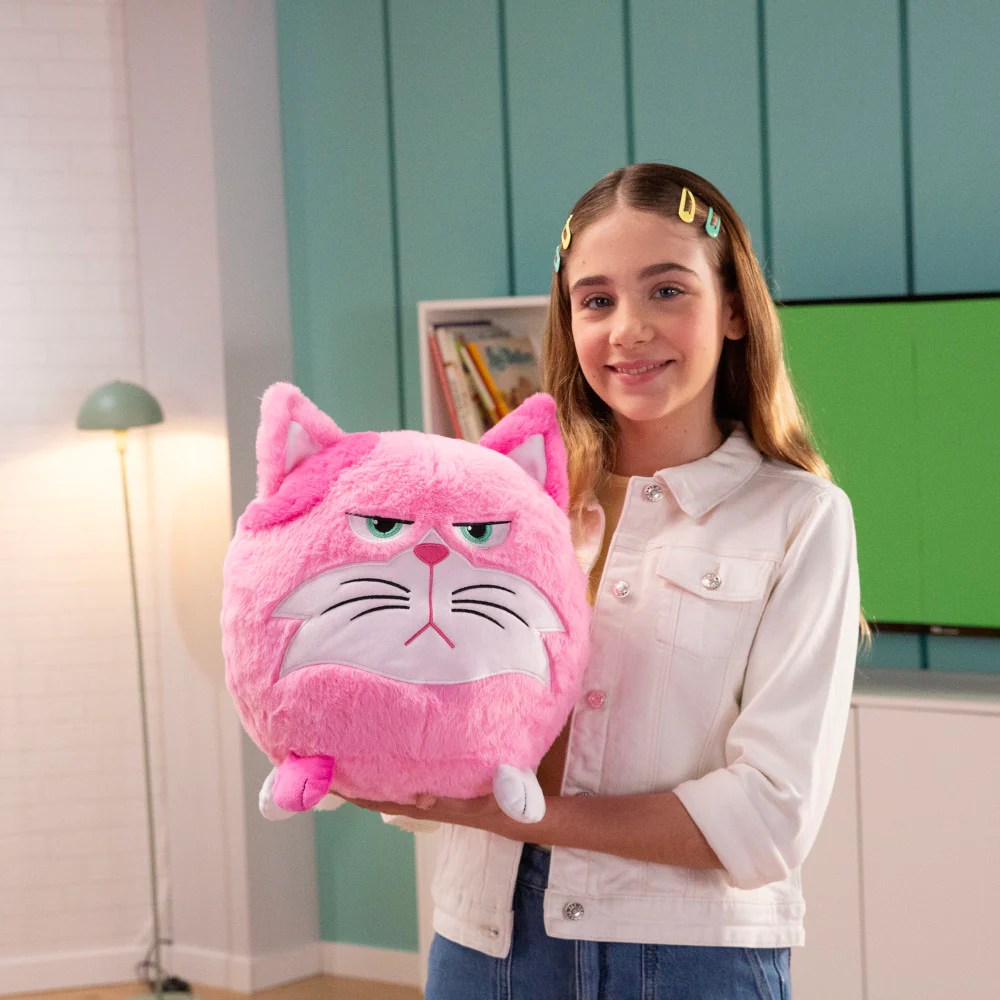 Hangry Petz Lucy Pink Cat 12 inch Interactive Plush - Image 5