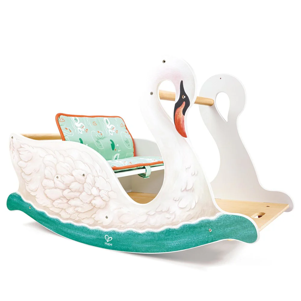 Hape 2-in-1 Swan Seat - Dual Mode Delight for Babies & Toddlers