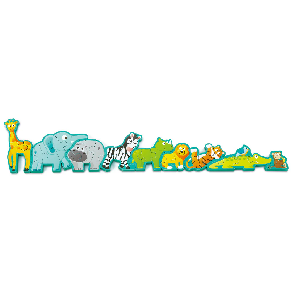 Hape Alphabet Animal Parade 26-Piece Wooden Puzzle - Image 2