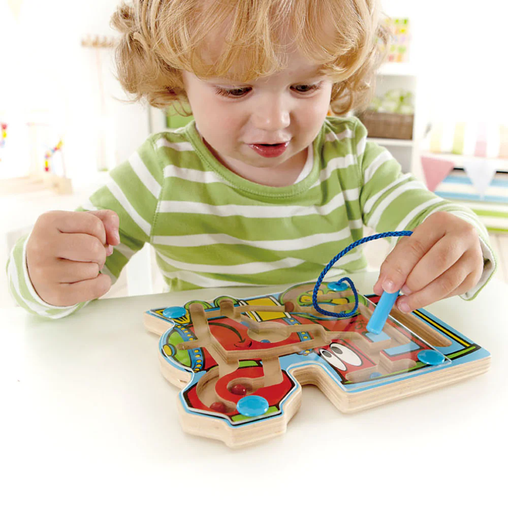 Hape Choo Choo Tracks - Wooden Magnetic Wand Bead Maze - Image 5