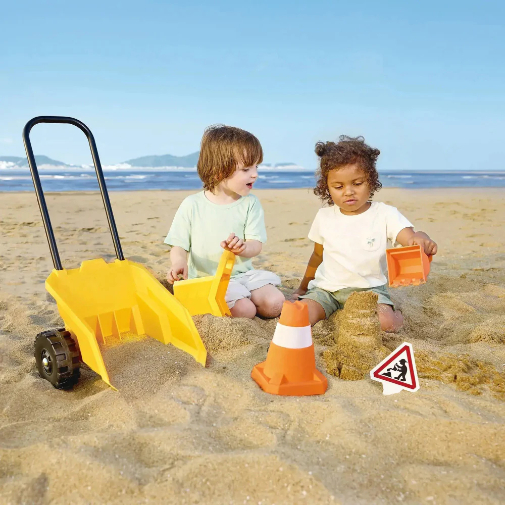 Hape - Mighty Dumper Construction Sand Toy Set - 5pc Beach & Sandbox Kit - Image 5
