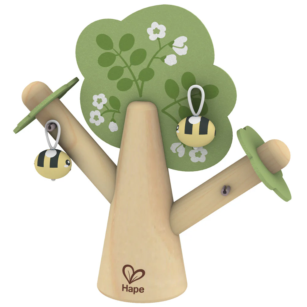 Hape 10pc Honey Bees Picnic Wooden Playset – Nature Exploration - Image 2