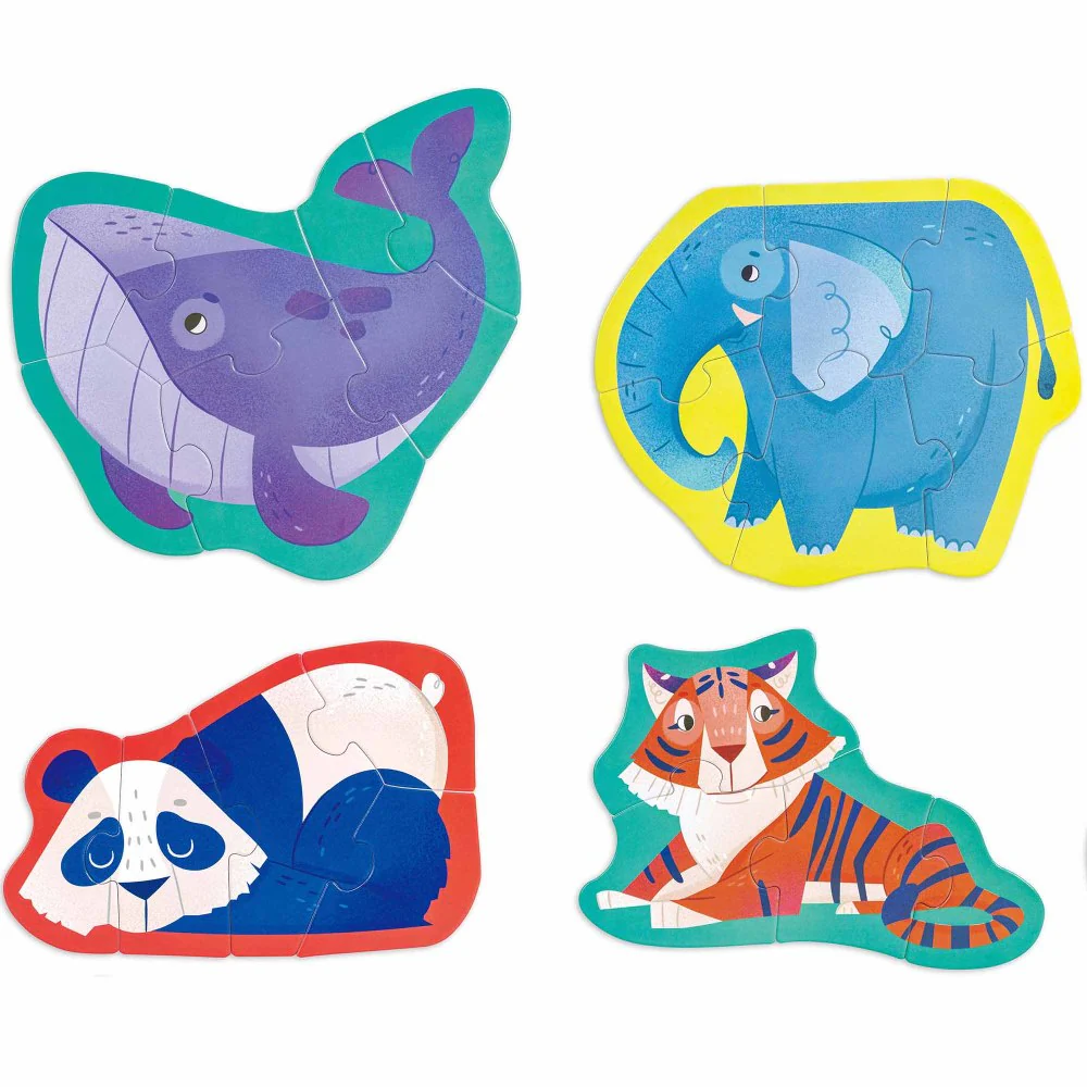 Hape Jungle Friends 10-Pack Animal Shaped Puzzles - Image 7