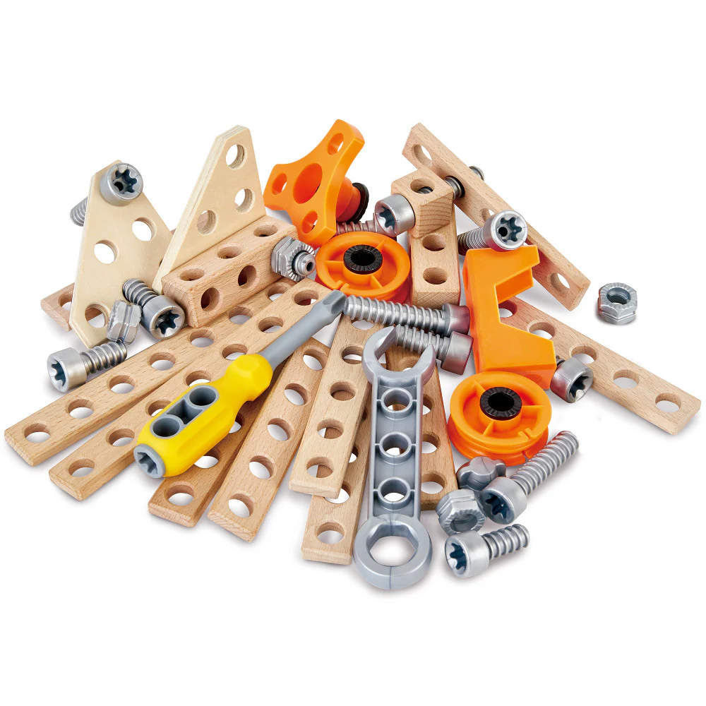 Hape Junior Inventor 42-Piece Physics & Engineering Experiment Starter Kit - Image 2