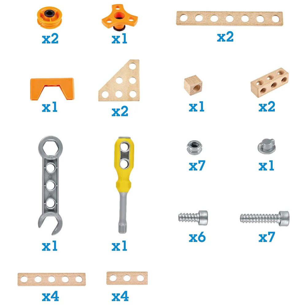 Hape Junior Inventor 42-Piece Physics & Engineering Experiment Starter Kit - Image 3