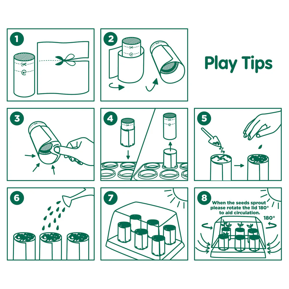 Hape Nature Fun Growing Gardeners Greenhouse Kit, Kids Ages 4+ - Image 3