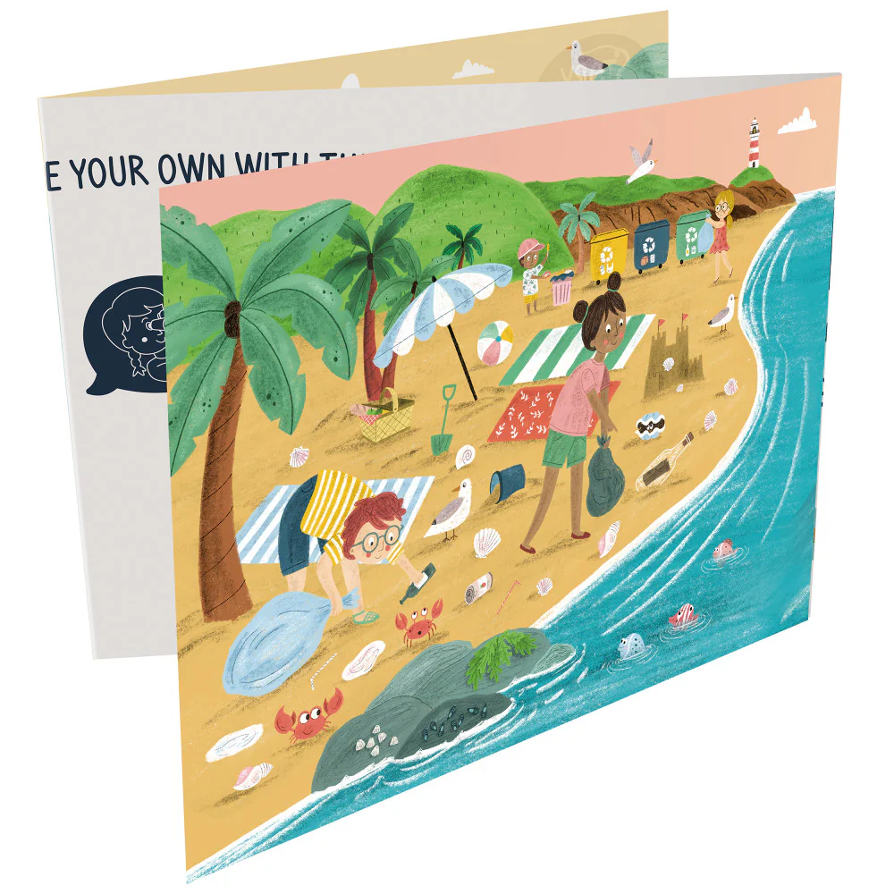 Hape Ocean Friends 3-Pack Jigsaw Puzzle - 48 pc Each - Image 2