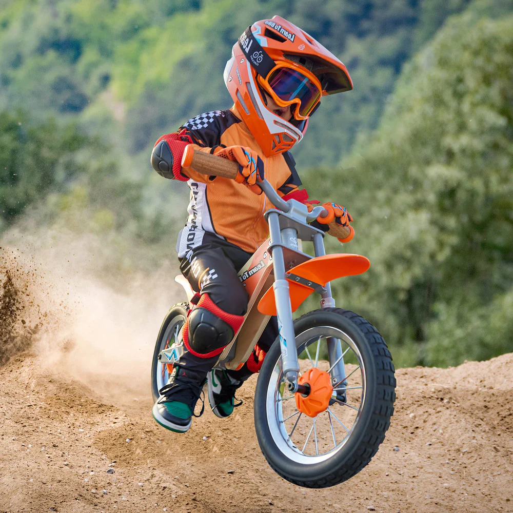 Hape Off-Road Balance Bike - Orange Adventure Rider - Image 6