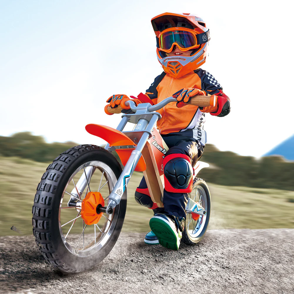 Hape Off-Road Balance Bike - Orange Adventure Rider - Image 7