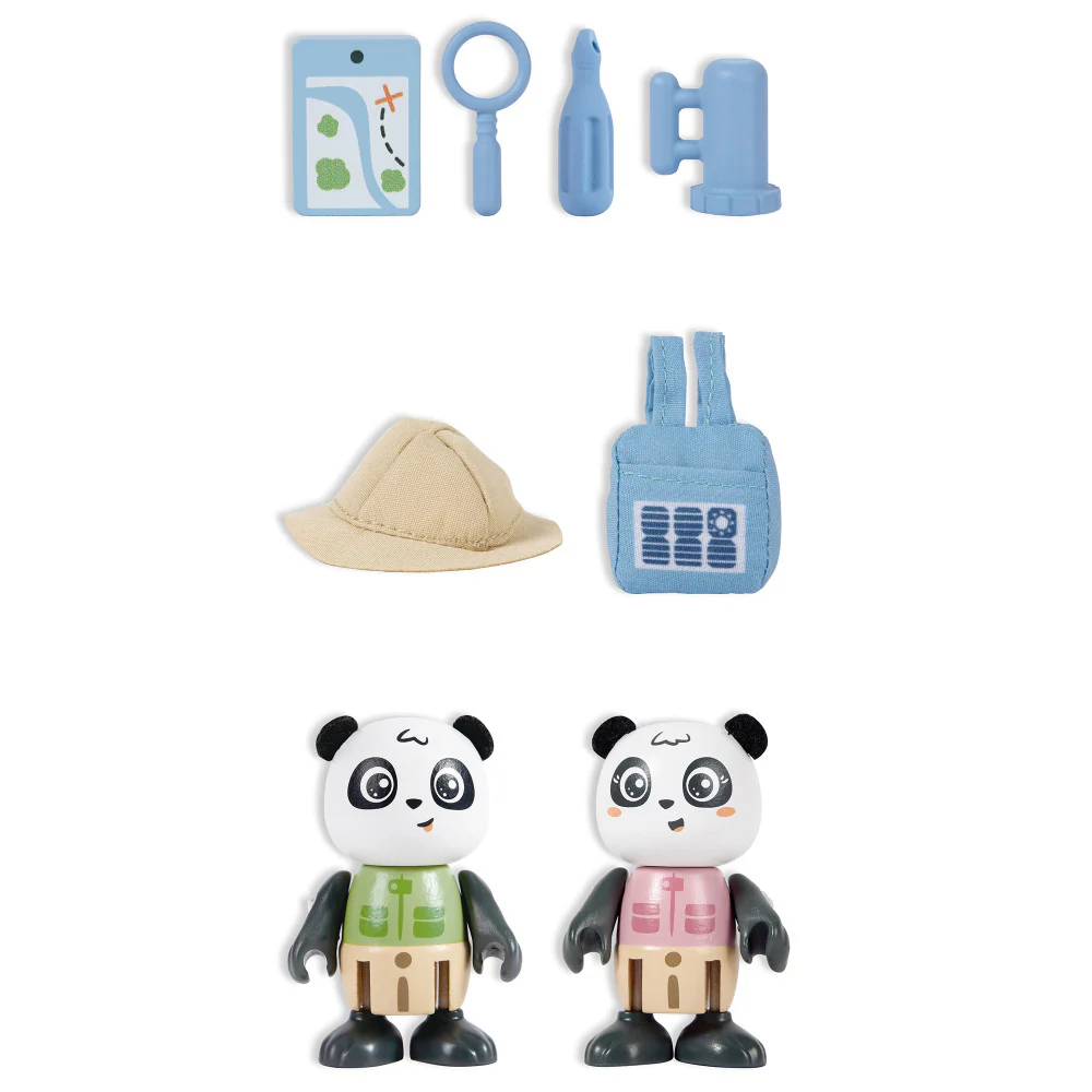 Hape Green Planet Explorers Panda Play Adventure Set - Image 2