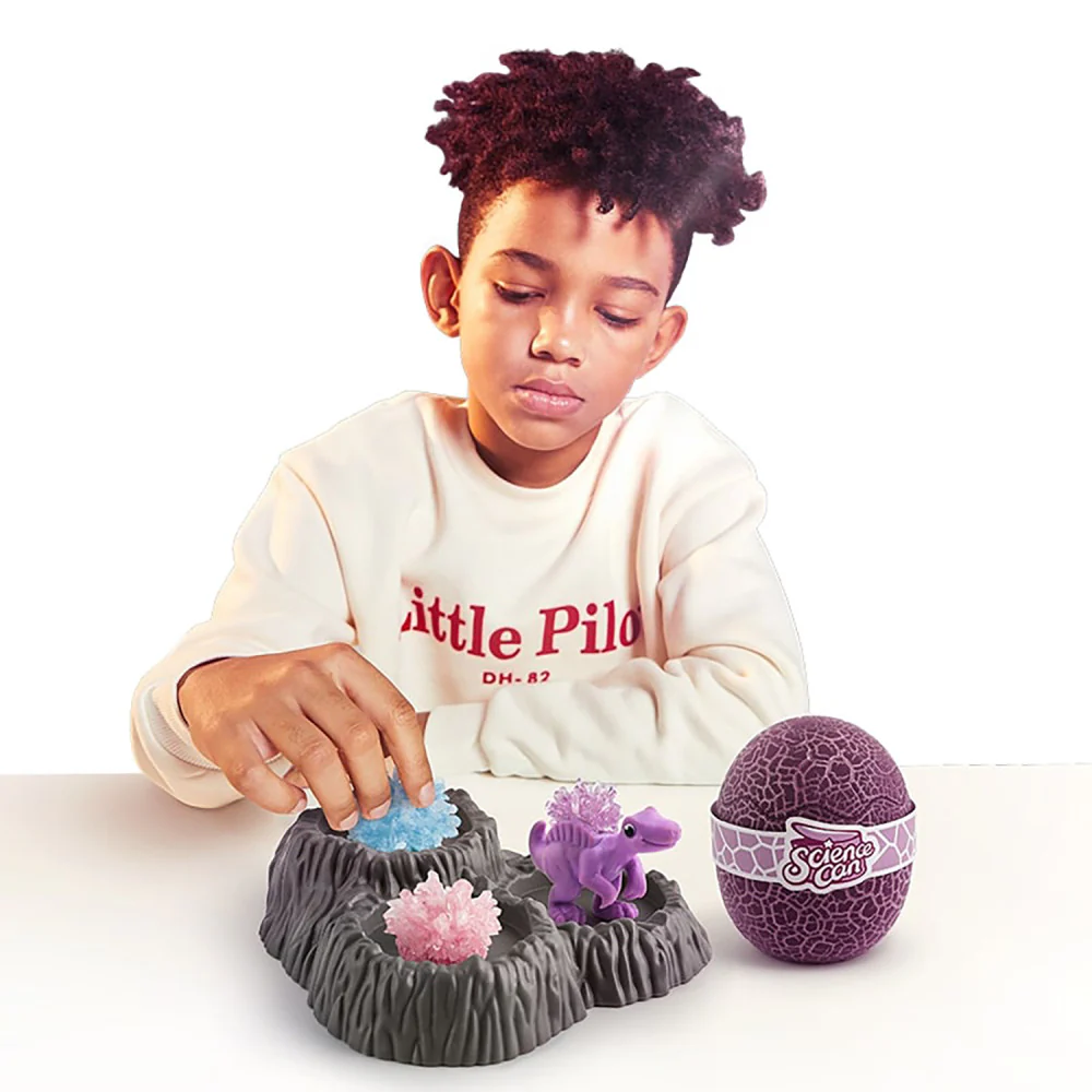 Hape Science Can Crystal Dinosaur Growing Kit - Edaphosaurus - Image 2