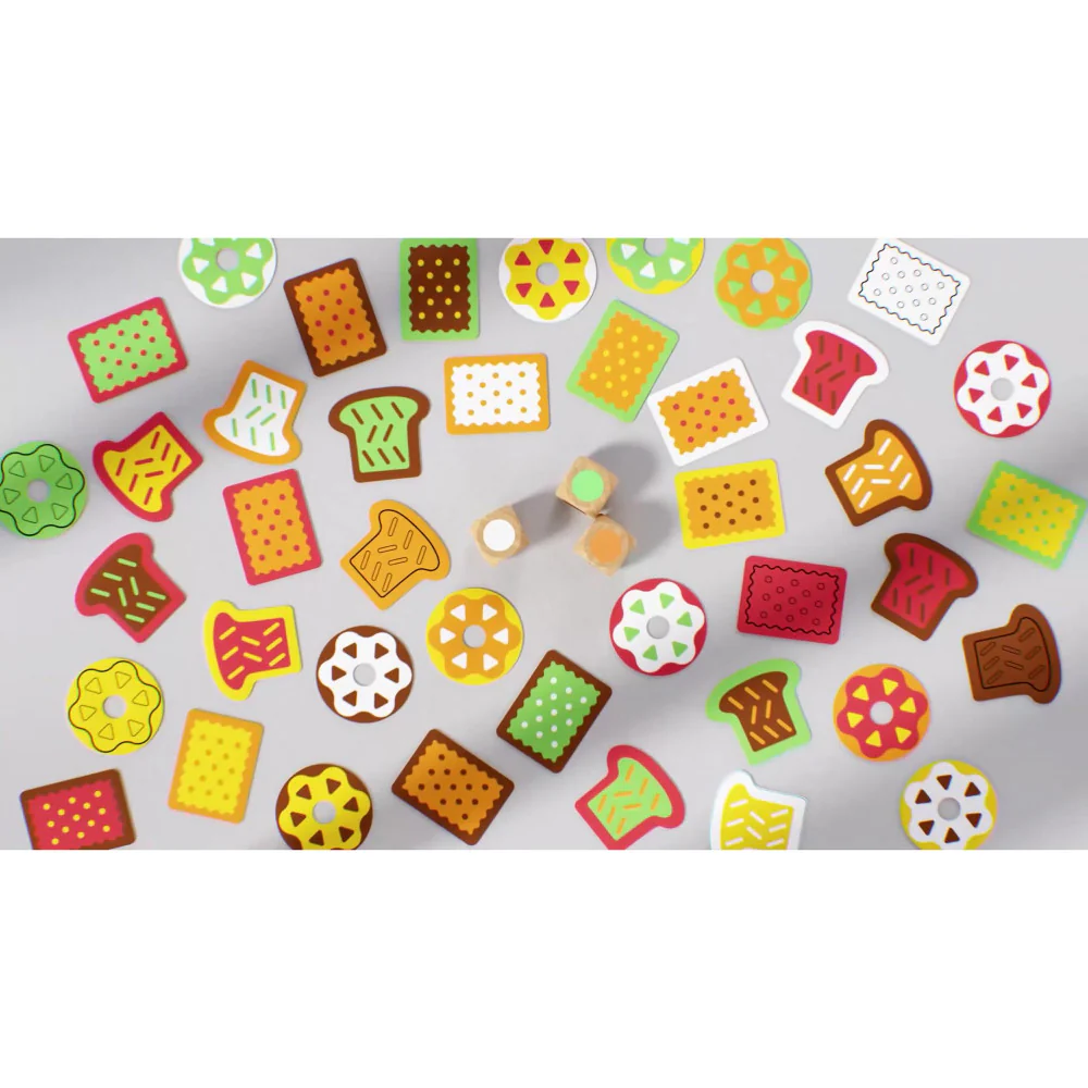 Hape Tasty Treats Raccoon Bakery Skills Board Game - Image 4