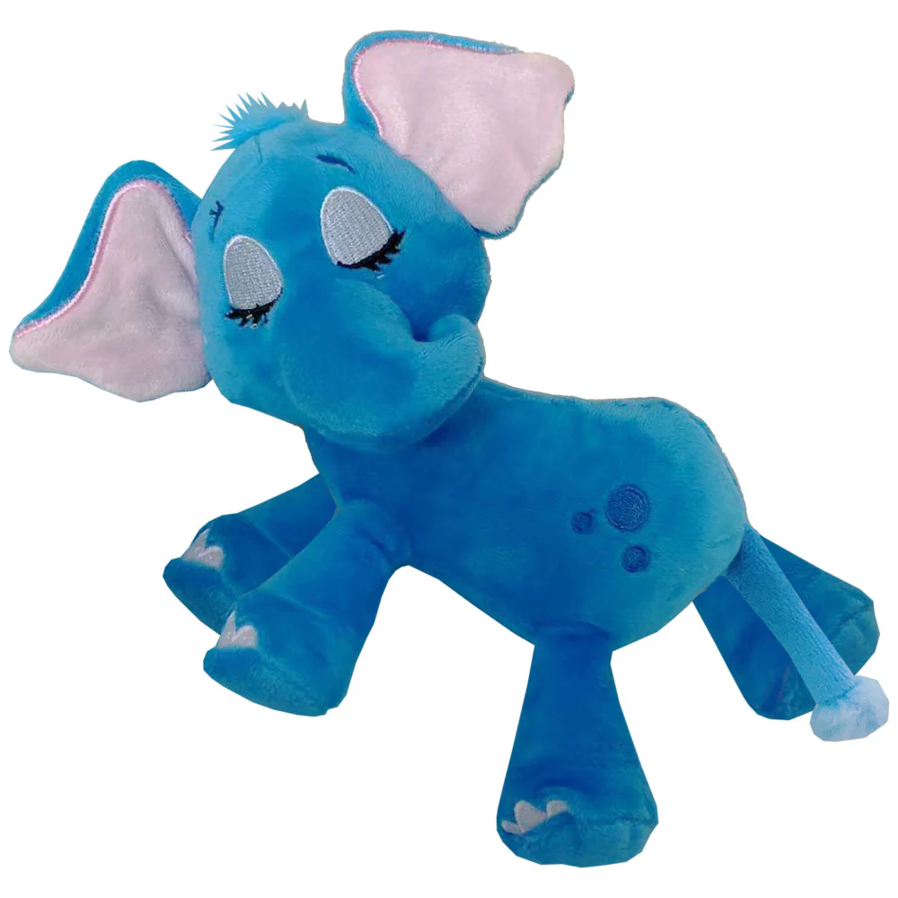 Happy Nappers Lullabrites 12 inch Interactive Elephant Plush - Blue - Image 2