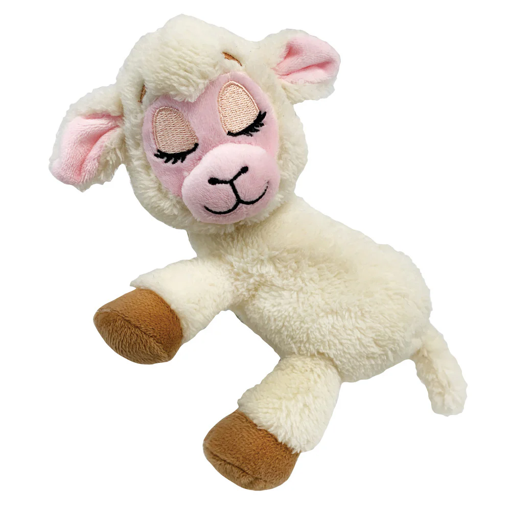 Happy Nappers Lullabrites Light & Sound Plush Lamb - Cream & Pink - Image 2