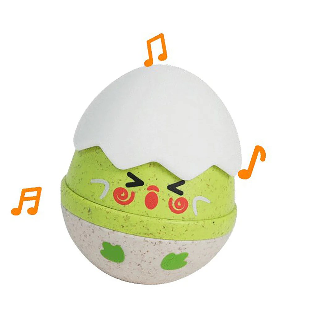 Hape Happy Hatchlings Wobble Rattles – 3pc, Emotive Eggs Edition - Image 5