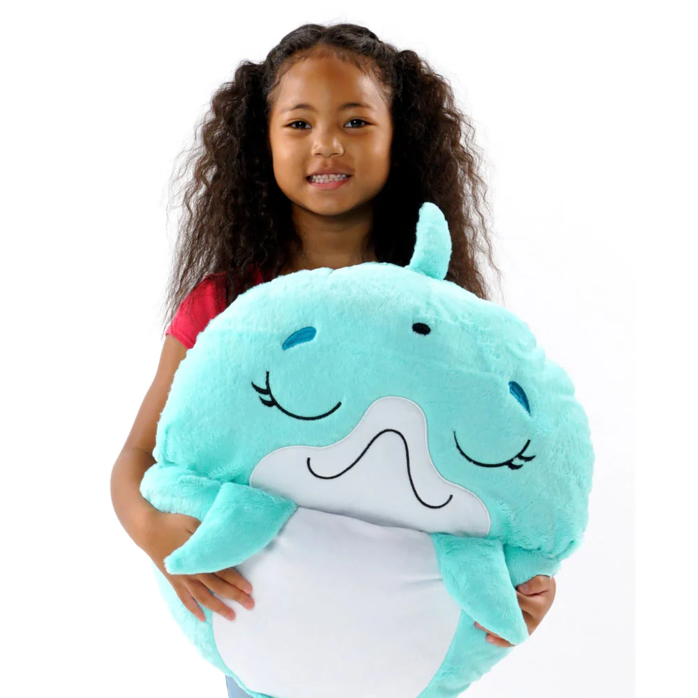 Happy Nappers Large Dolphin Disco 66 inch Pillow & Sleepy Sack - Kids 7+ - Image 5