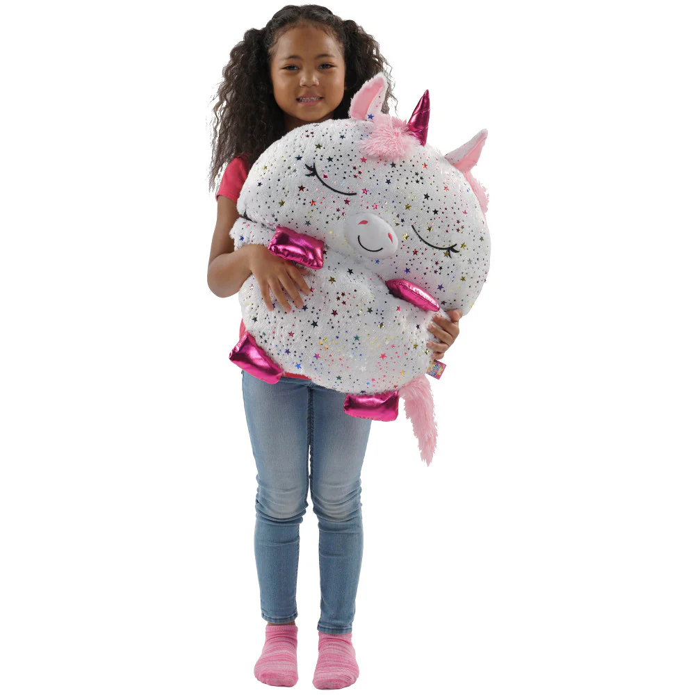 Happy Nappers Shimmer Unicorn Large 66 inch Pillow & Sleepy Sack - Kids 7+ - Image 5